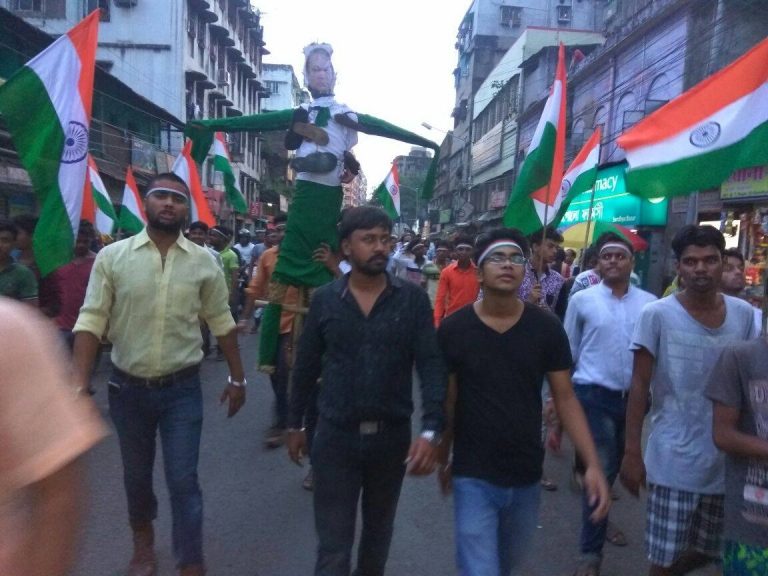 Anjani Putra Sena condemns Uri attack and protests against Pakistan